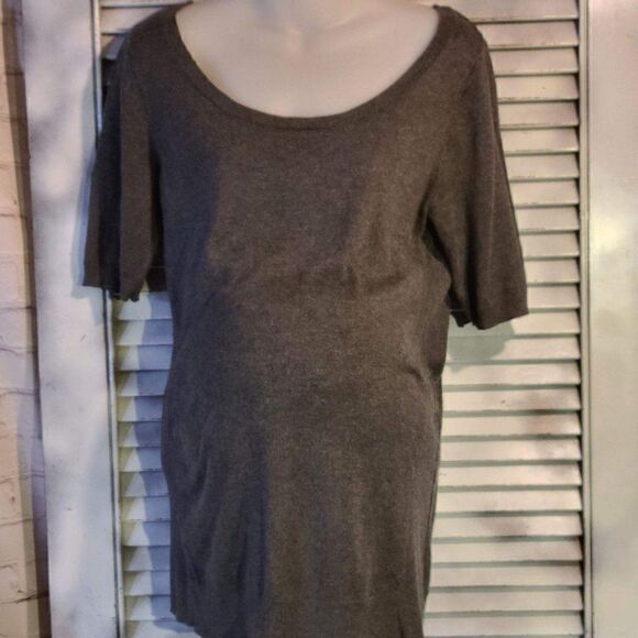 Motherhood Med Gray S/Sleeve Sweater - Picture 1 of 9